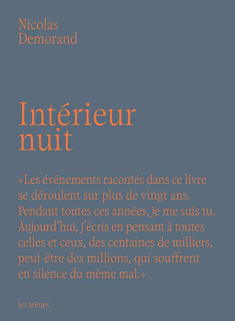image de couverture du livre Intérieur nuit de Nicolas Demorand