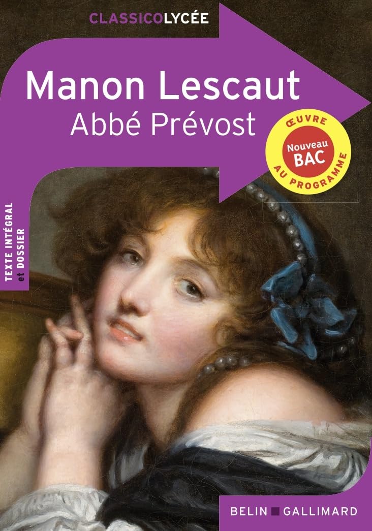 image de couverture du livre Manon Lescaut de Abbé Prévost
