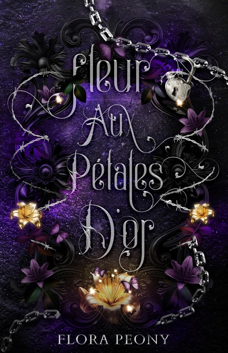 image de couverture du livre Fleur aux Pétales d'Or de Flora Péony